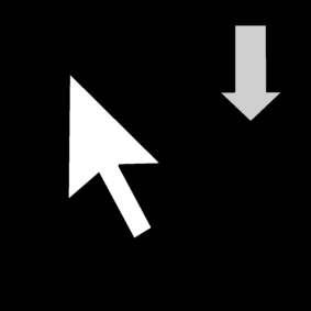 right mouse button: click